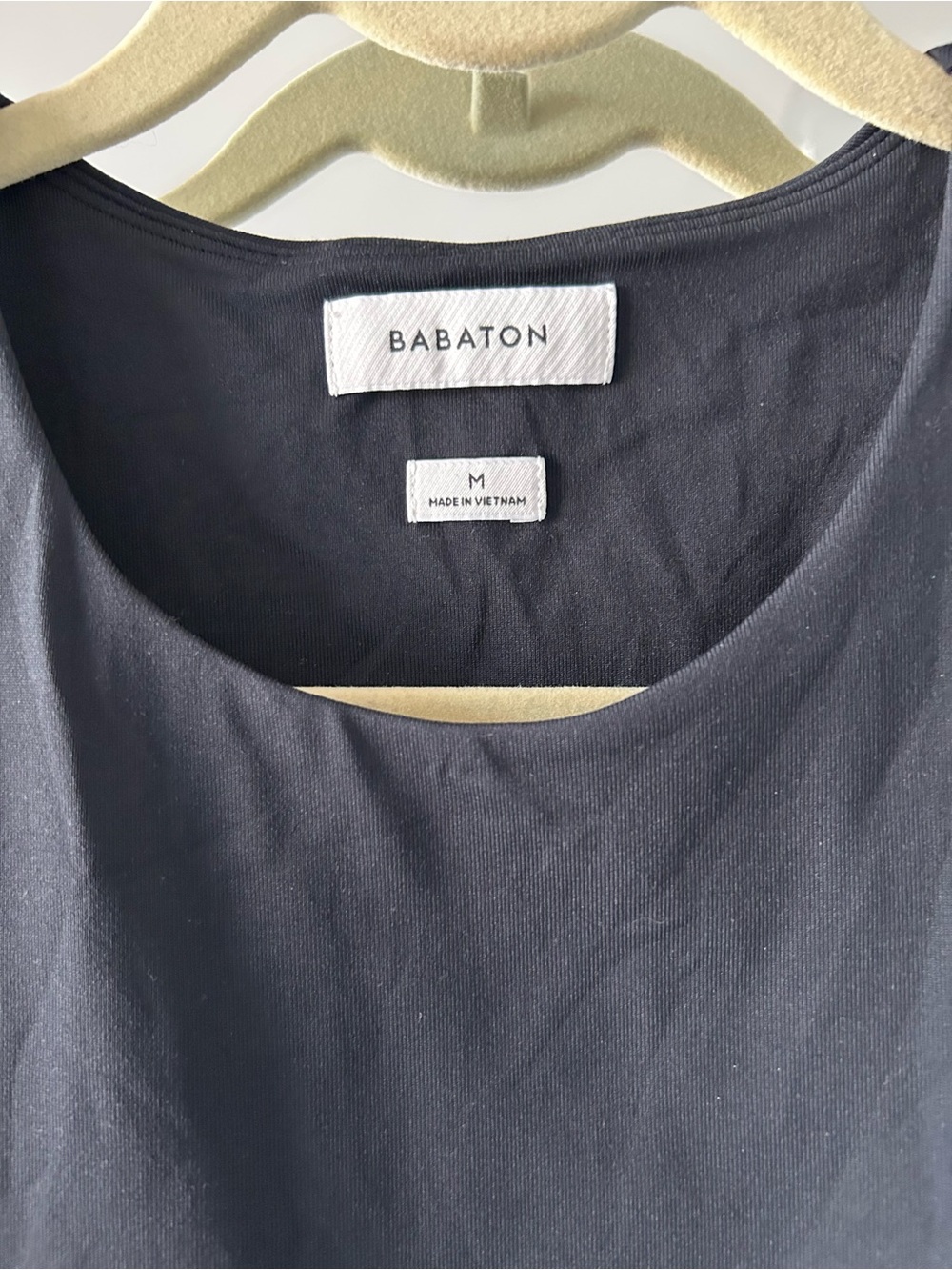 Babaton Navy Scoop Neck Tank Top